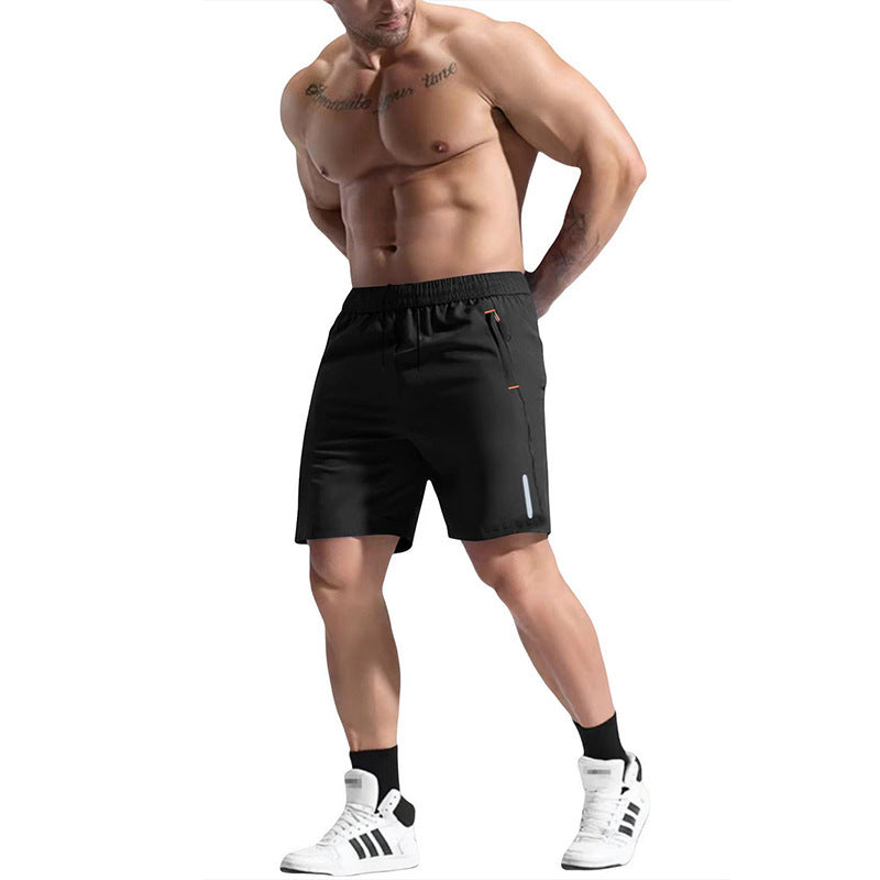 Men's Bamboo Blend Elastic Waist Sports Shorts