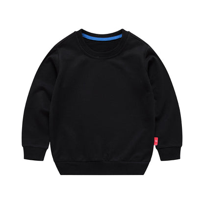 Boys' Solid Colour Round Neck Sweatshirt | 11 Colours | Kids Top