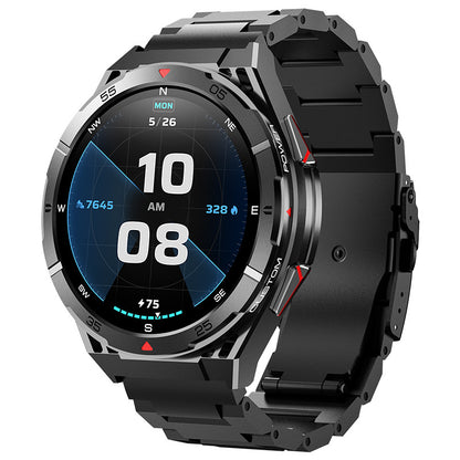 Dual-Band GPS Smartwatch – IPS, Bluetooth Calling, 15–21 Day Battery