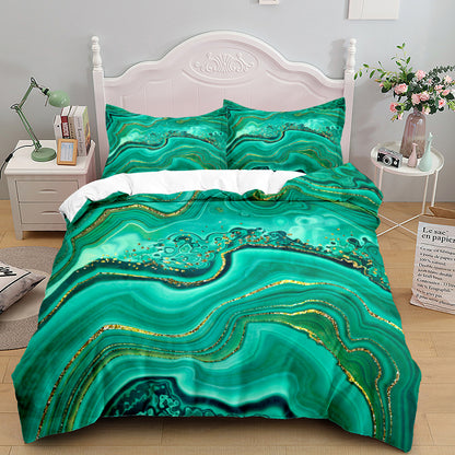 European Landscape Print Bedding Set | Multiple Sizes & Designs