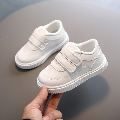 Kids PU Leather Casual Flat Shoes | Sizes 21-30