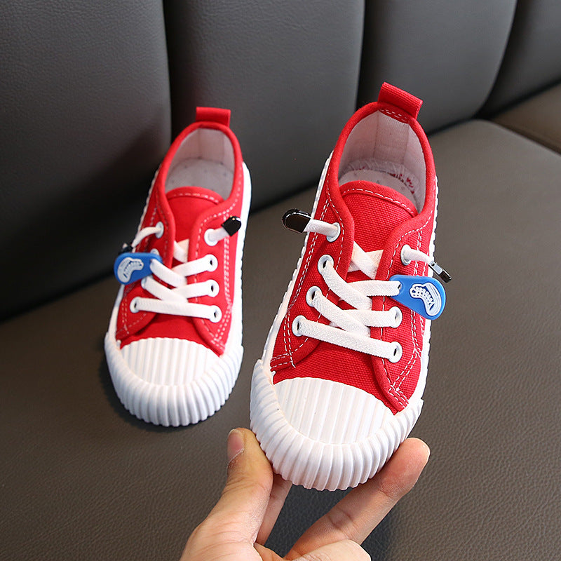 Children's Canvas Shoes | Breathable Non-Slip | Sizes 21-25