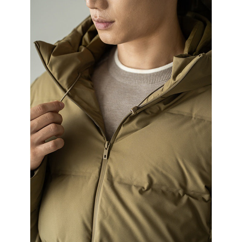 Men's Hooded Duck Down Jacket | Windproof Waterproof Winter Coat – JParker Collections