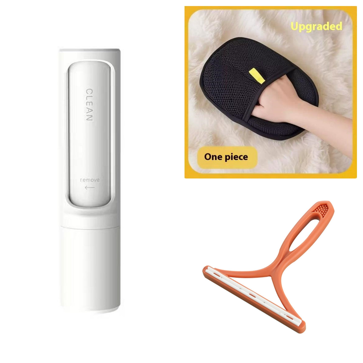 2-in-1 Self-Cleaning Pet Hair Remover Brush | Lint Roller for Cats & Dogs | JParker