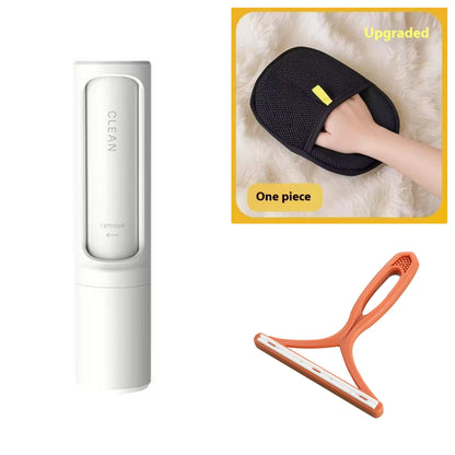 2-in-1 Self-Cleaning Pet Hair Remover Brush | Lint Roller for Cats & Dogs | JParker