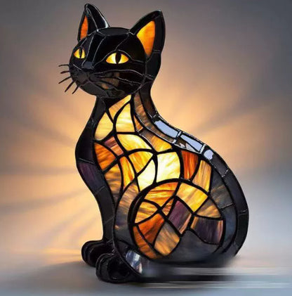 Animal Resin Night Light | Dog, Cat & Owl Designs