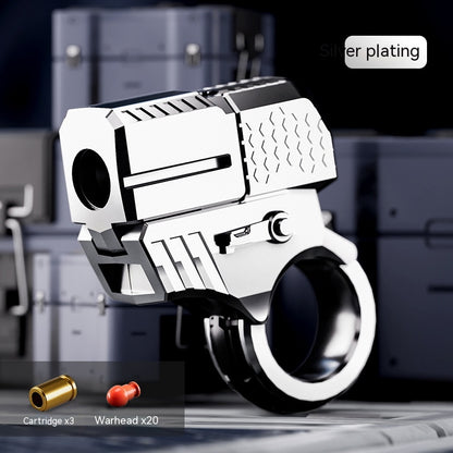 Zinc Alloy Shell-Ejecting Toy Gun with Bullets