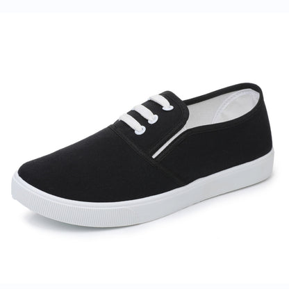 Women's Canvas Slip-On Flat Shoes – Full & Half Slipper Styles