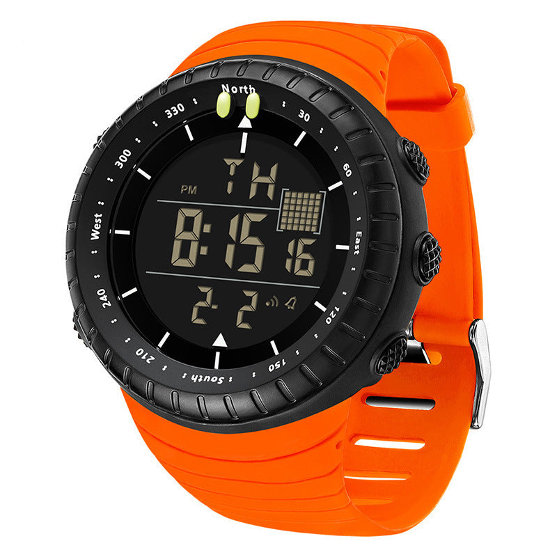 Large Dial Luminous Waterproof Watch for Men - Casual & Sports Style