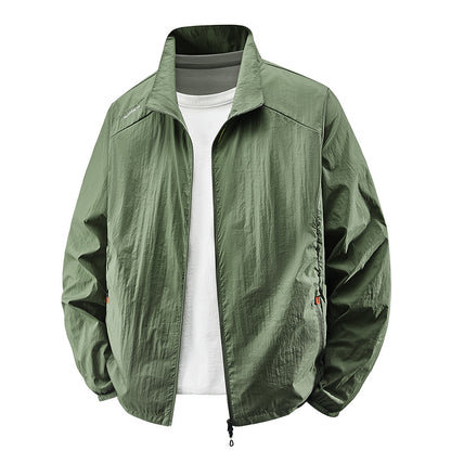 Men's Lightweight Sun-Protective Jacket | Thin Polyester Casual Coat – M to 5XL