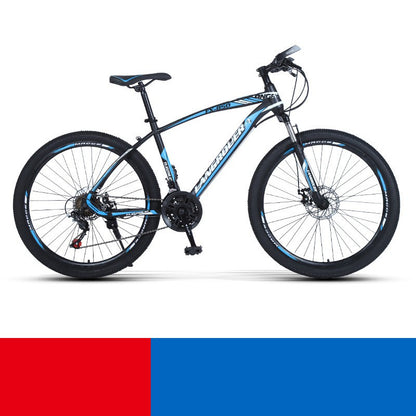 Mountain Bike – Carbon Steel Double Disc Brake Variable Speed Cross-Country