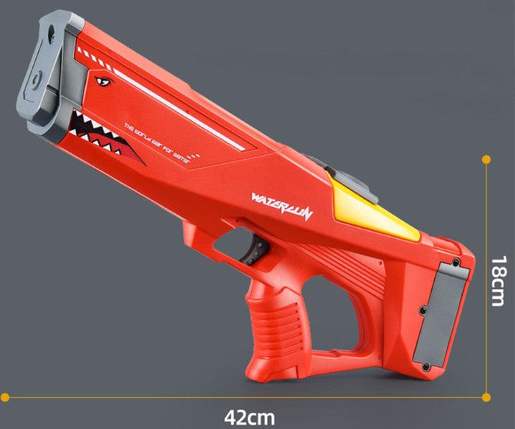 Electric Shark Water Gun | High Pressure Auto Squirt 500ml Kids & Adults