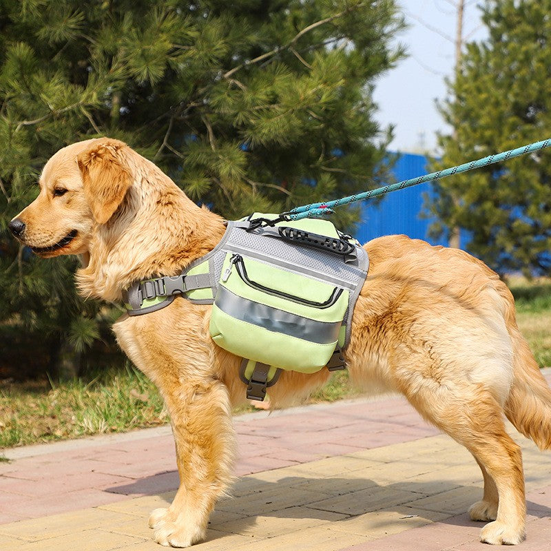 Outdoor Large Dog Backpack | Adjustable Saddle Bag