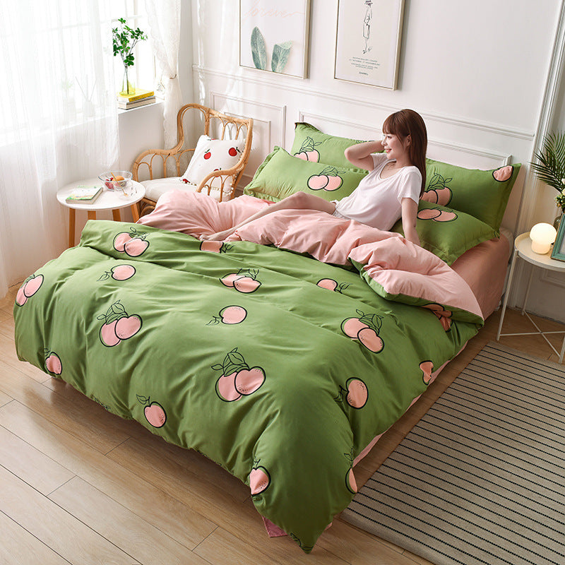 Reactive Dye Sanded Polyester Bedding Set – 3 Designs, 11 Sizes
