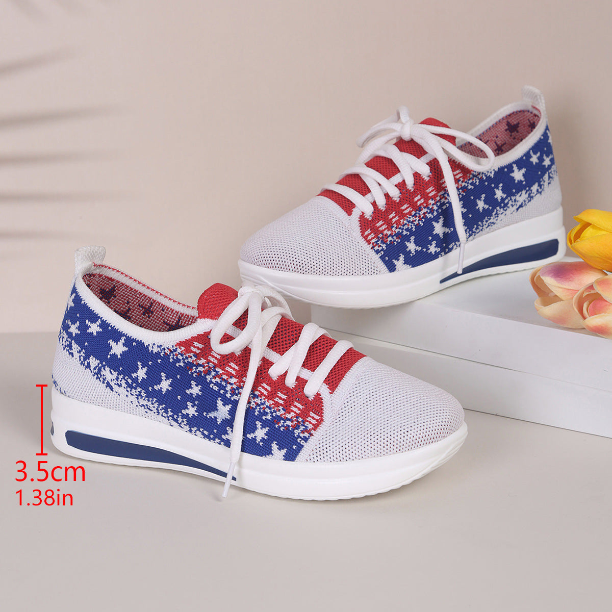 Women's Lightweight Mesh Running Shoes | Non-Slip Lace-Up