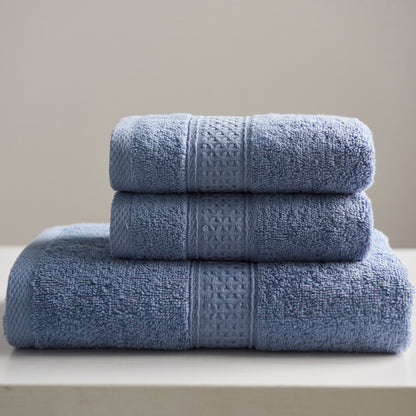 3-Piece Cotton Towel Set | Face, Hand & Bath Towel