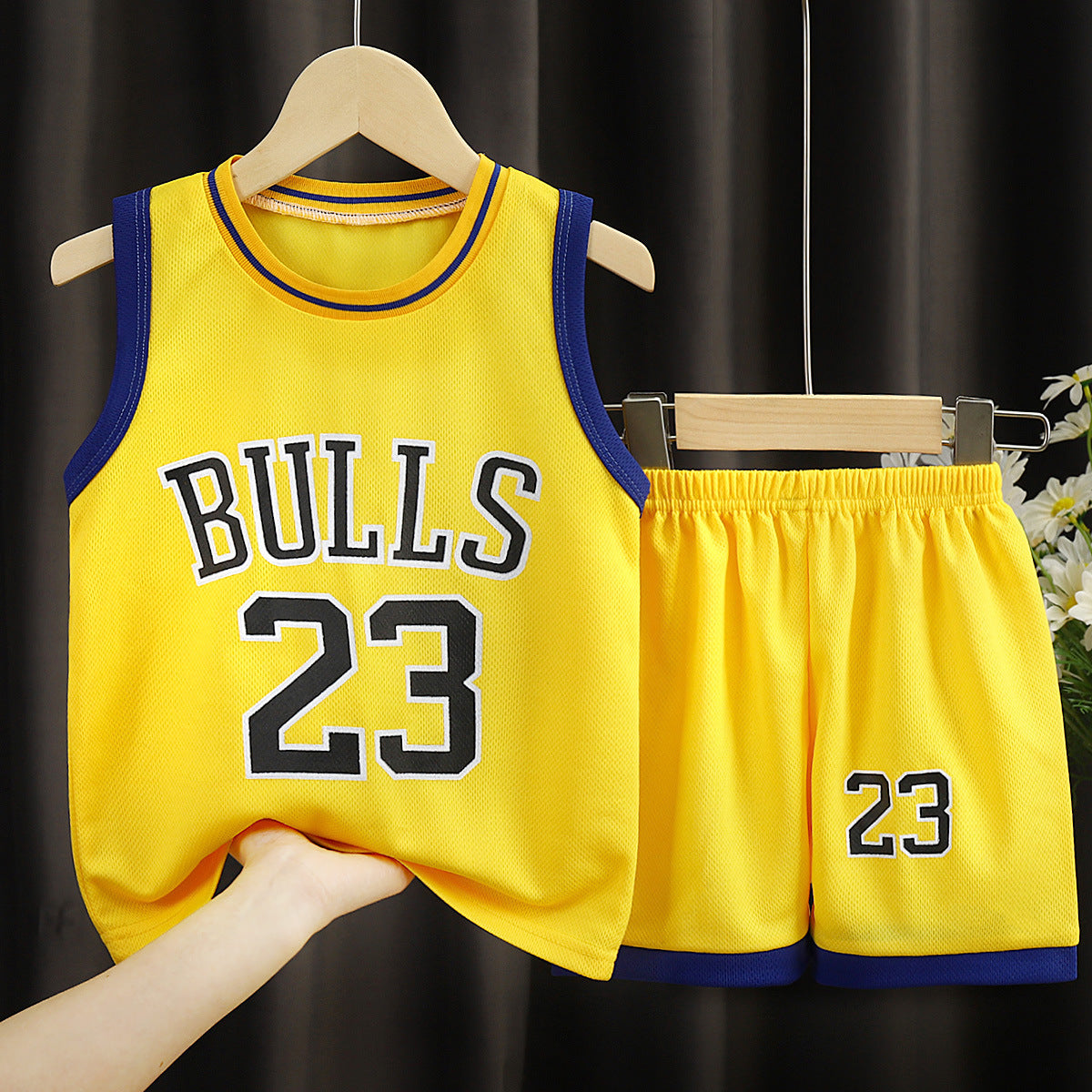 Boys Sports Basketball Suit Set | Short Sleeve & Trousers | Heights 90-160cm