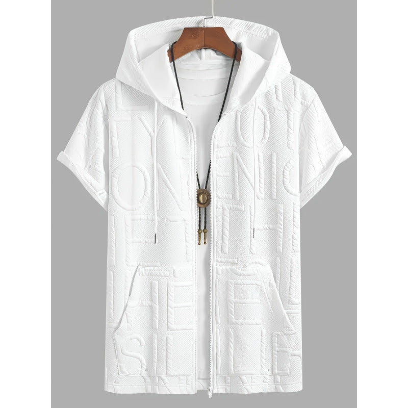 Men's Plus Size Fleece-Lined Jacquard Shirt 2XL-6XL