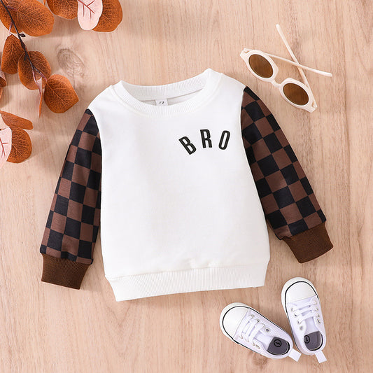Toddler Plaid Sweatshirt | Long Sleeve Kids Top 70–100cm