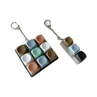 Nine-Key Decompression Button Keyboard Pendant