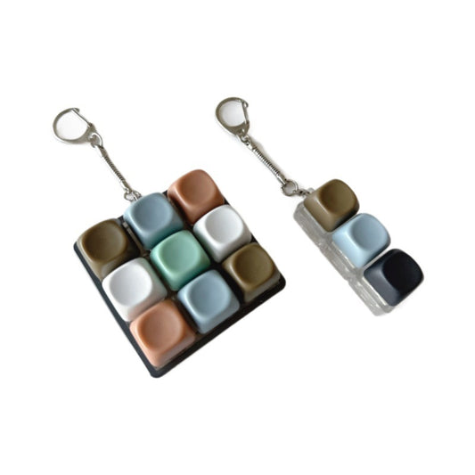 Nine-Key Decompression Button Keyboard Pendant