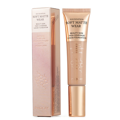 Full Coverage Liquid Foundation | Oil-Control, 10 Shades