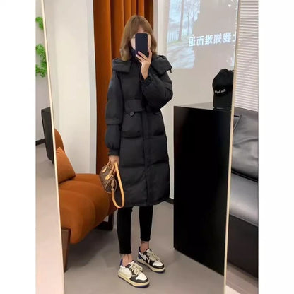 Women's Padded Cotton Jacket - Long Sleeve Winter Coat