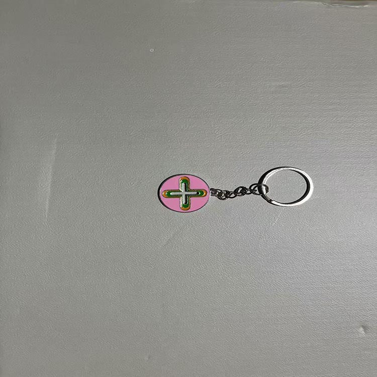 Colourful Zinc Alloy Pendant Keychain | Fashion Keyring
