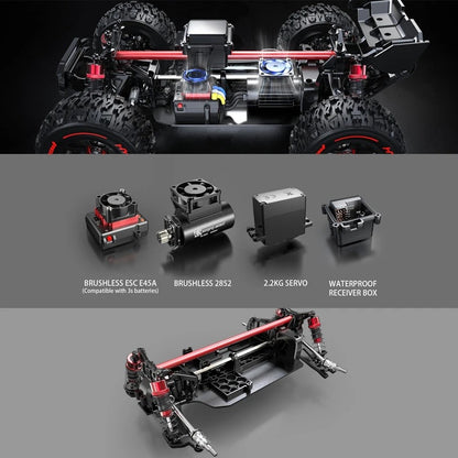 Brushless RC High-Speed Drift Truck 55km/h 2.4GHz