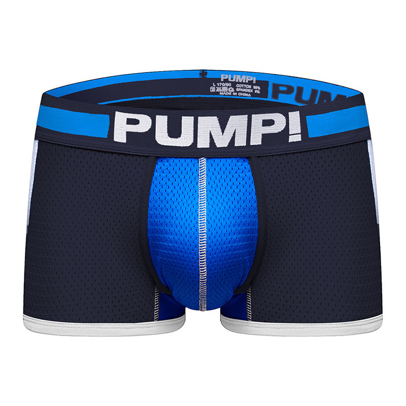 Men's Nylon Sports Boxer Briefs – Breathable Shaping Mid-Waist 3 Colours
