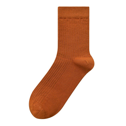 Men's 100% Cotton Mid-Calf Socks – Non-Slip Antibacterial Odour-Resistant 27 Colours
