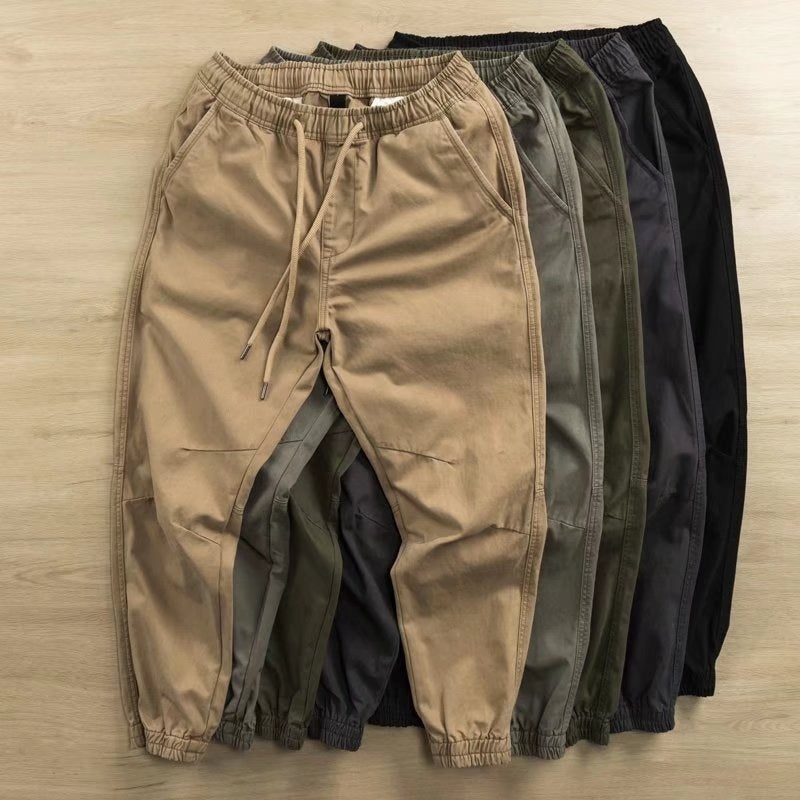 Men's Cropped Cargo Trousers | Quick-Dry Outdoor Workwear M-3XL