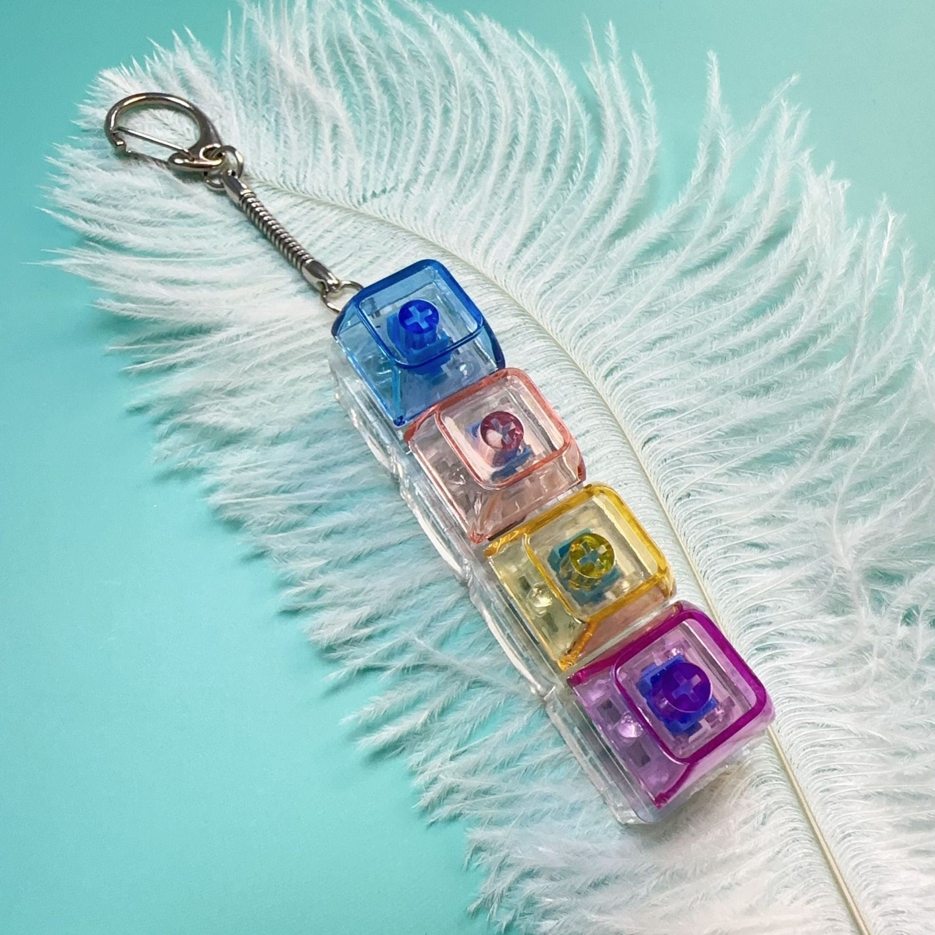 Mechanical Keyboard Key Decompression Keychain Toy