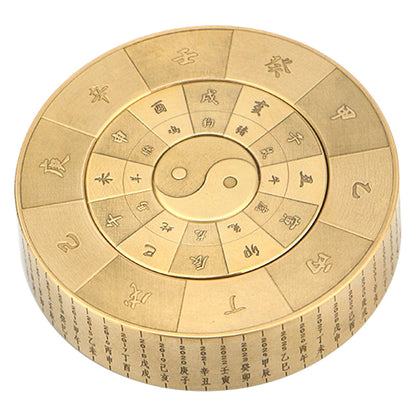 Chinese Cosmology Fidget Spinner | Sundial Hexagram Stems Branches