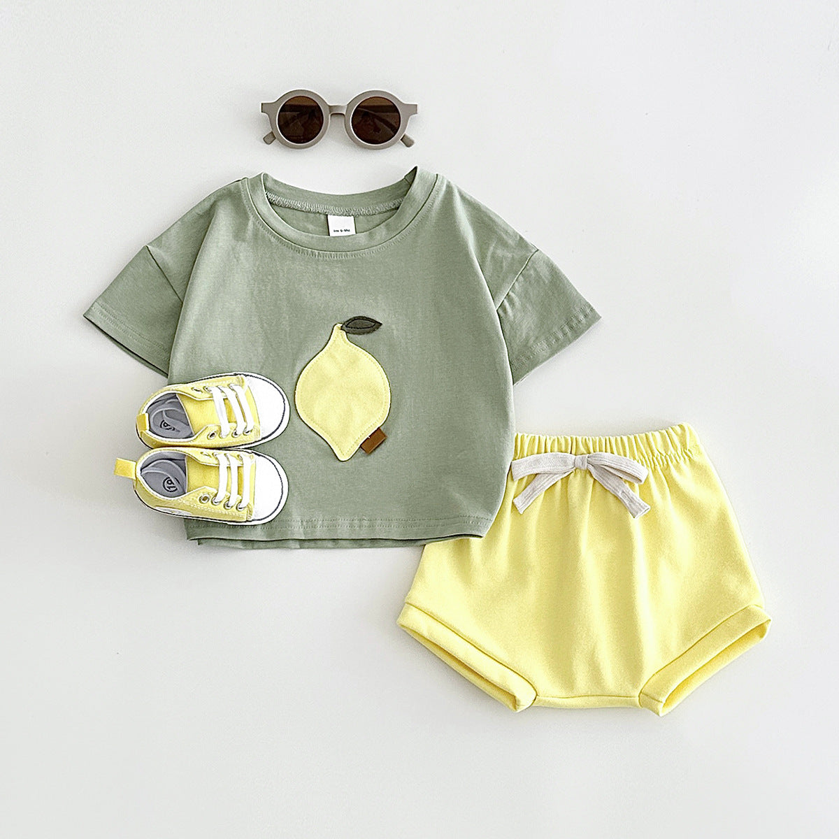 Baby & Toddler Short-Sleeve Top & Shorts Set | Cotton Summer Outfit 6M–3Y