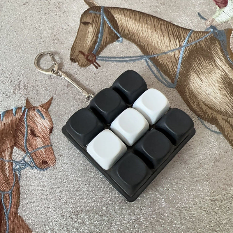 Nine-Key Decompression Button Keyboard Pendant