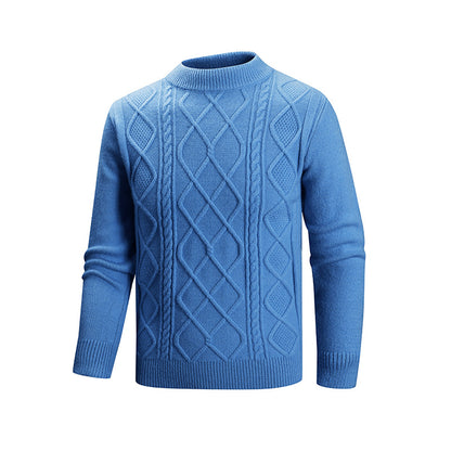 Men's Mock Neck Knit Pullover | Extra Thick Modal Blend | JParker