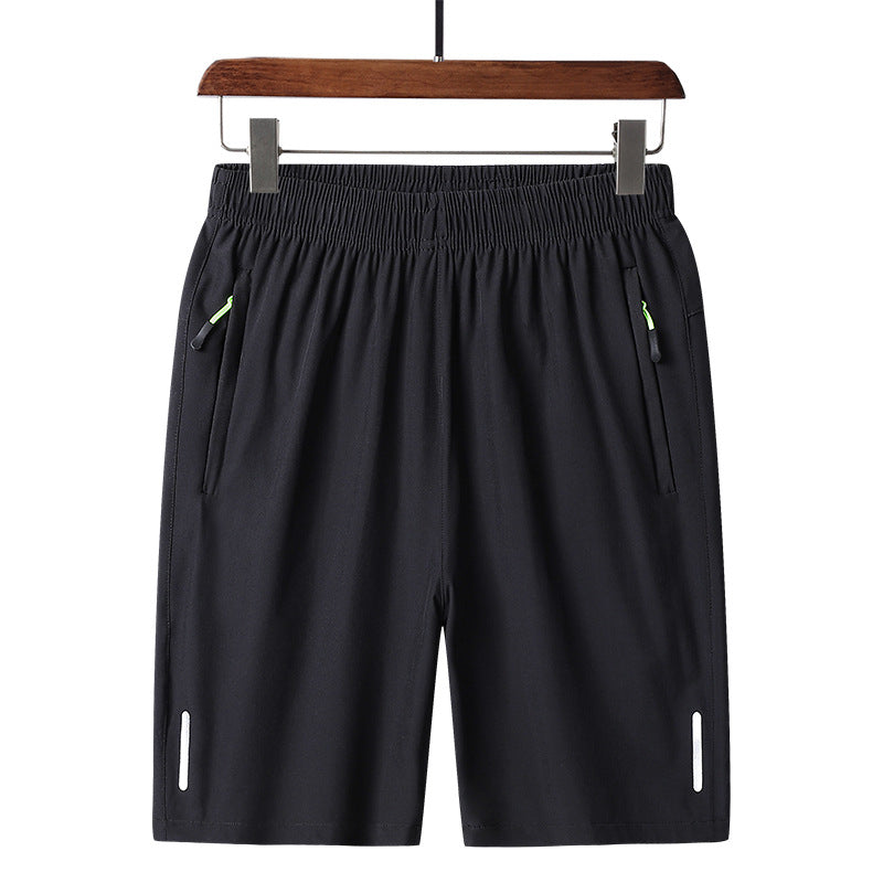Men's Zip-Pocket Casual Sports Shorts