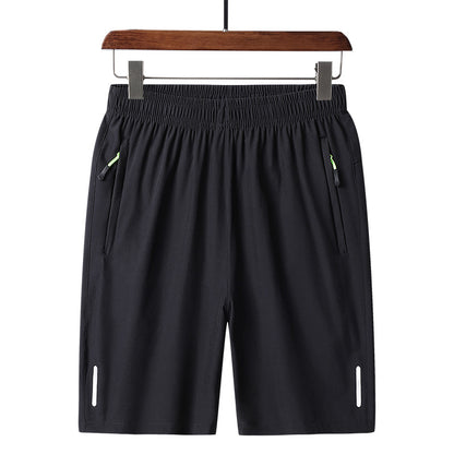 Men's Zip-Pocket Casual Sports Shorts
