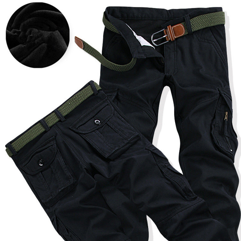 Men's Straight-Leg Cargo Work Trousers | Cotton Workwear