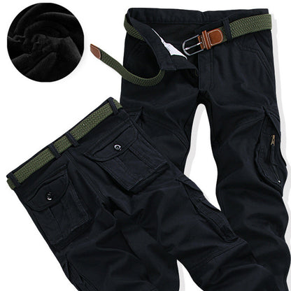 Men's Straight-Leg Cargo Work Trousers | Cotton Workwear