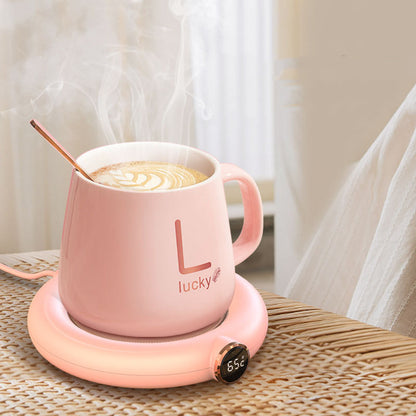 Desktop Mug Warmer Coaster — Smart Heating Pad for Coffee, Tea & Hot Drinks