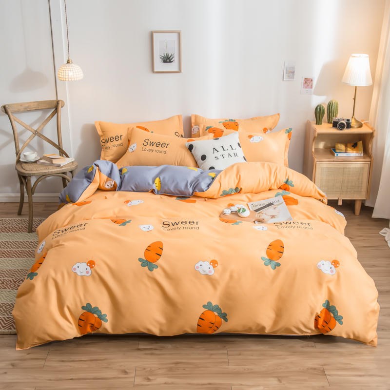 Printed Cotton Duvet Cover | Single, Double & King Sizes