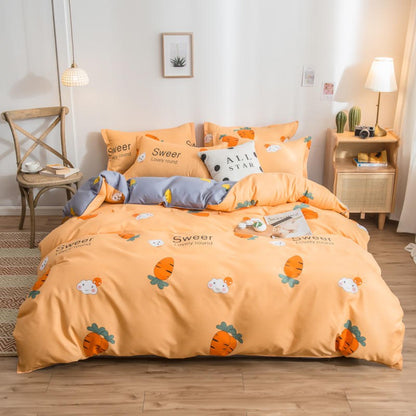 Printed Cotton Duvet Cover | Single, Double & King Sizes