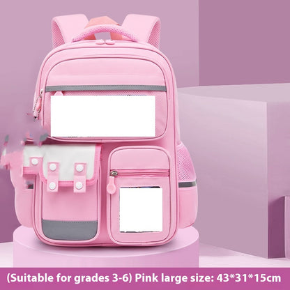 Kids' Premium Oxford School Backpack – Spine Protection & Waterproof