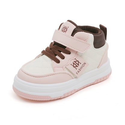 Children's High-Top Velcro Trainers | Casual Kids Sneakers