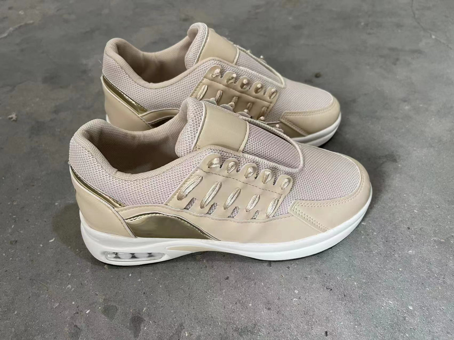 Women's Mesh Lace-Up Low Heel Sneakers | 7 Colours, EU 35–43