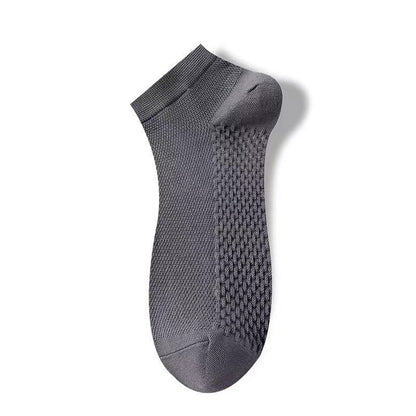 Unisex 100% Cotton Low-Cut Ankle Socks – Breathable Mesh Sole 7 Colours