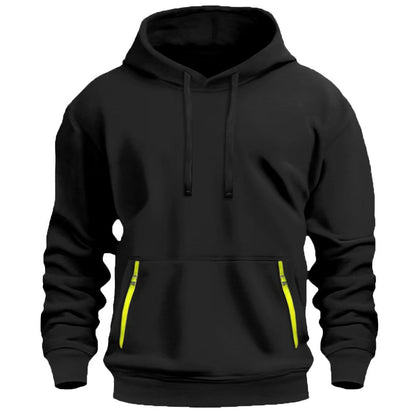 Men's Fleece-Lined Pullover Hoodie – Extra Thick Winter Sweatshirt | 5 Colours | Sizes S–2XL