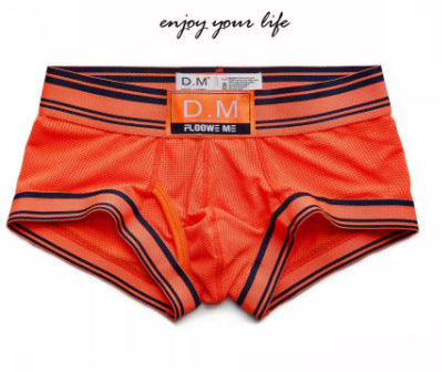 Men's Quick-Dry Striped Boxer Briefs